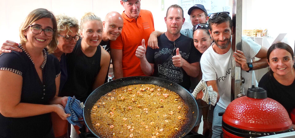 Tour de cocina de Paella y Sangría