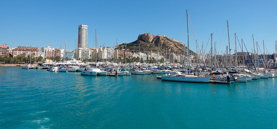 Alicante at a glance Overview from the Sea